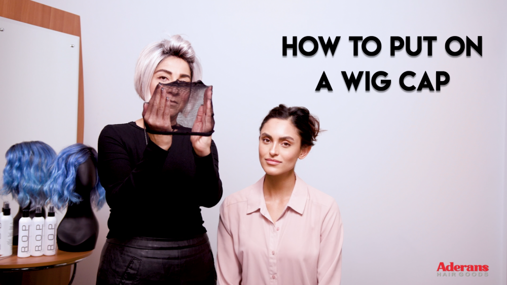 how to put on a wig